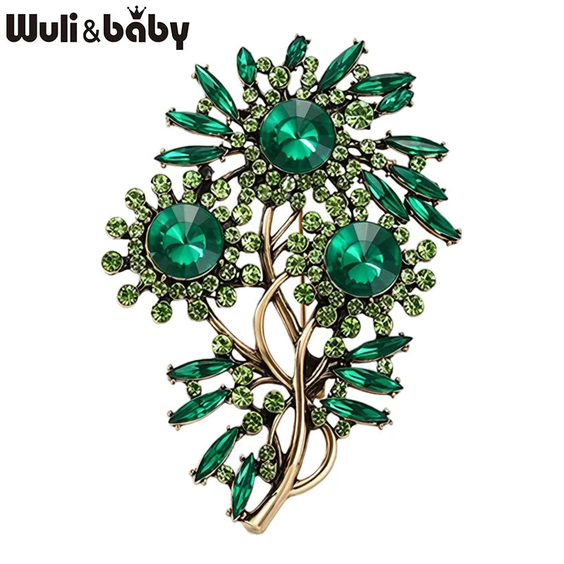 PENDRA Floravintage Vintage Elegant Flower Brooch