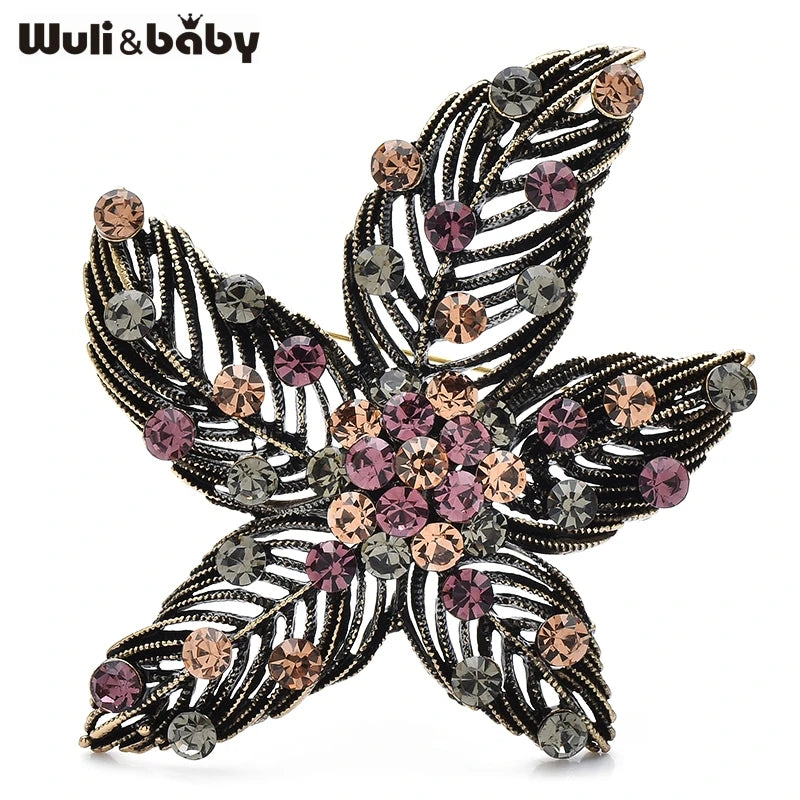 PENDRA Florielle31 Rhinestone Brooch