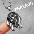 Egypt Pharaoh Sphinx Men Necklaces Stainless Steel Pendants Chains Women Jewelry Punk Rock Amulet Accessories Gifts Wholesale