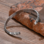 Viking Tribal Arrow Cuff Classic Norse Bracelet Bangle,Men Bracelet,Stainless steel Celtic Style Cuff Bracelets