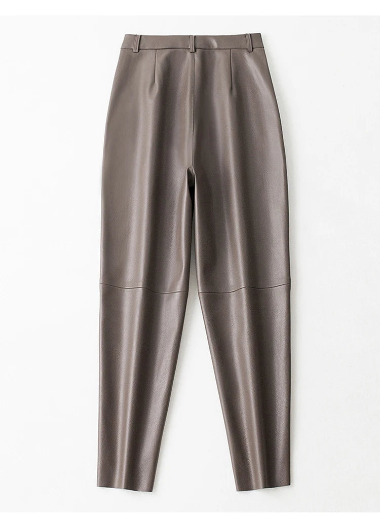 PENDRA Carrot Fit High Waist Cropped Pants