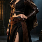 PENDRA Jadeia Leather Retro Belt