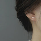 PENDRA Hollow Out Sterling Silver Earrings