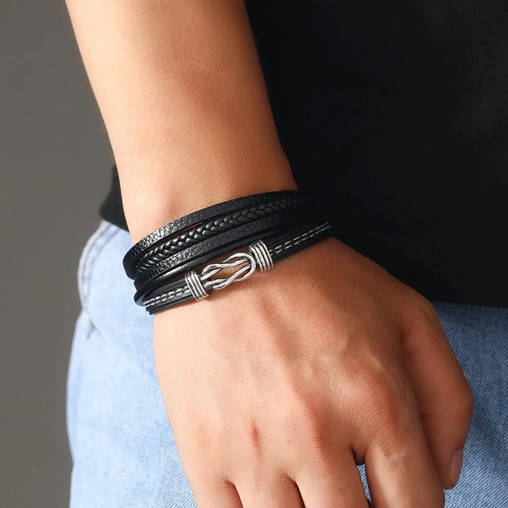 PENDRA Ivoessa Braided Leather Bracelet