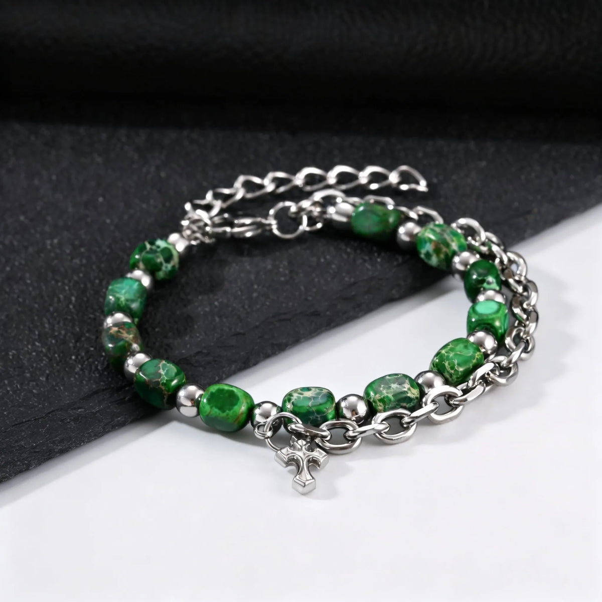 PENDRA Cordric Cross Charm Bracelet