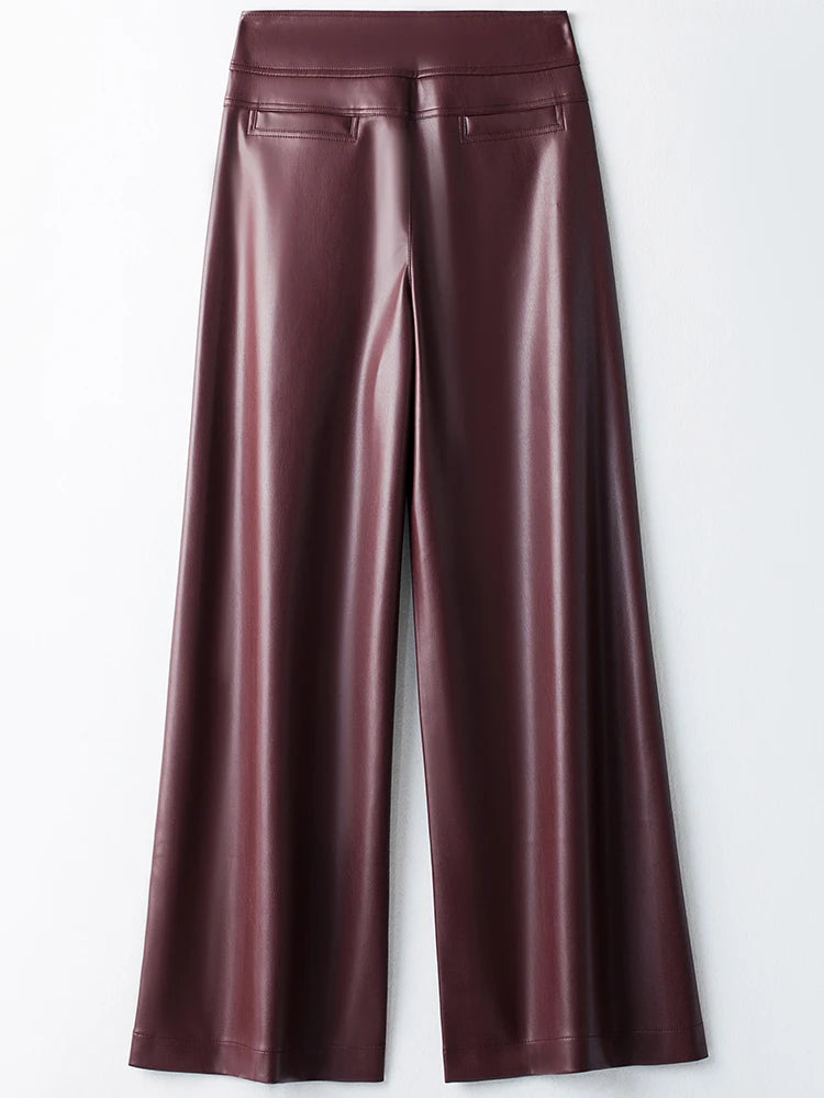 PENDRA Wide Leg Straight Double Pants