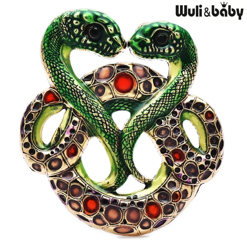 PENDRA Serpelle Snake Brooch