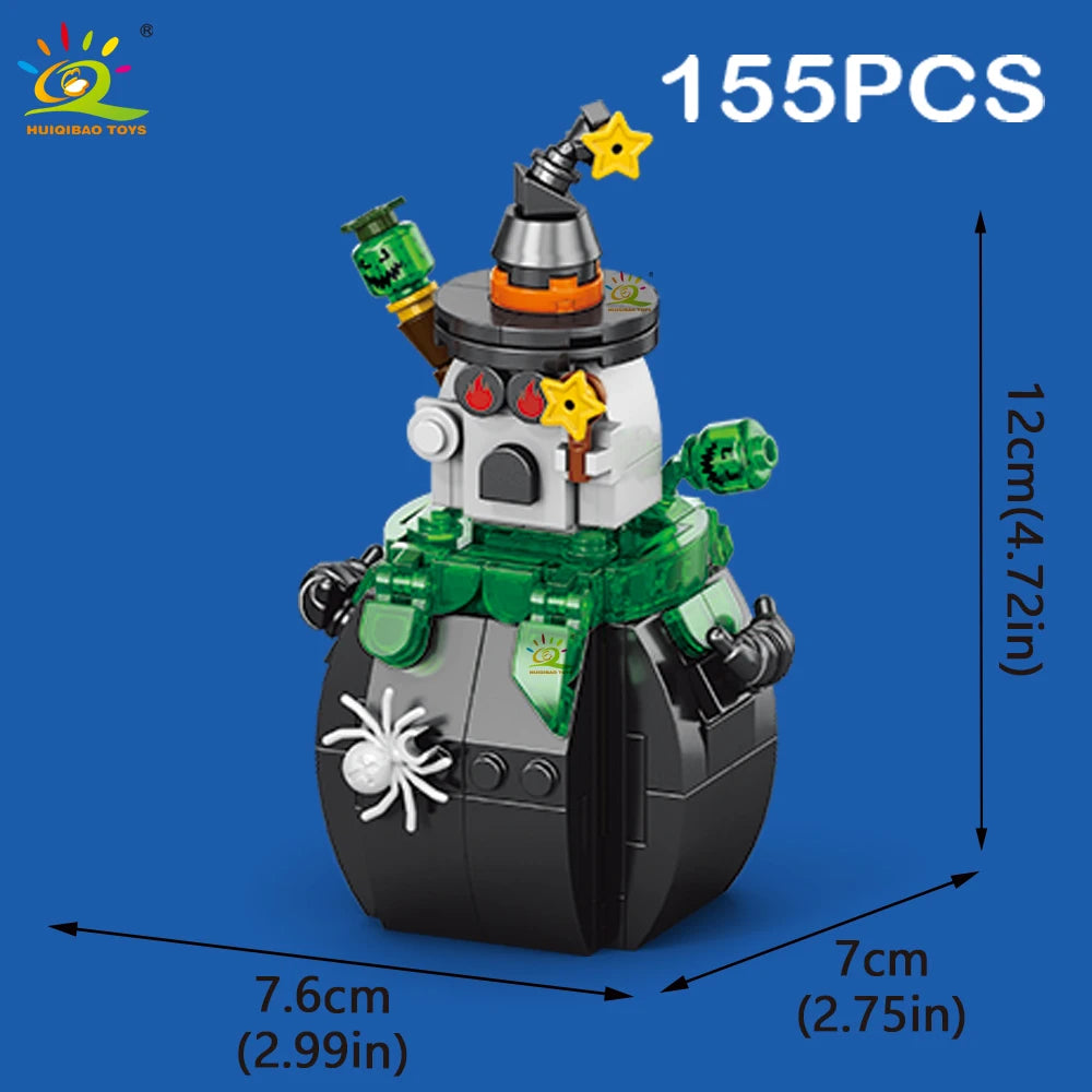 PENDRA Pumpkin Ghost House Building Set