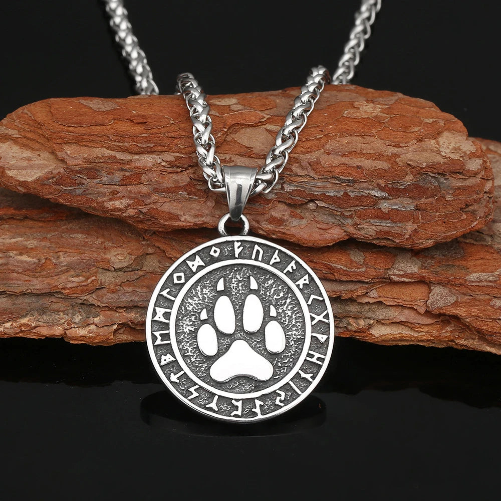 PENDRA Bear Claw Rune Necklace