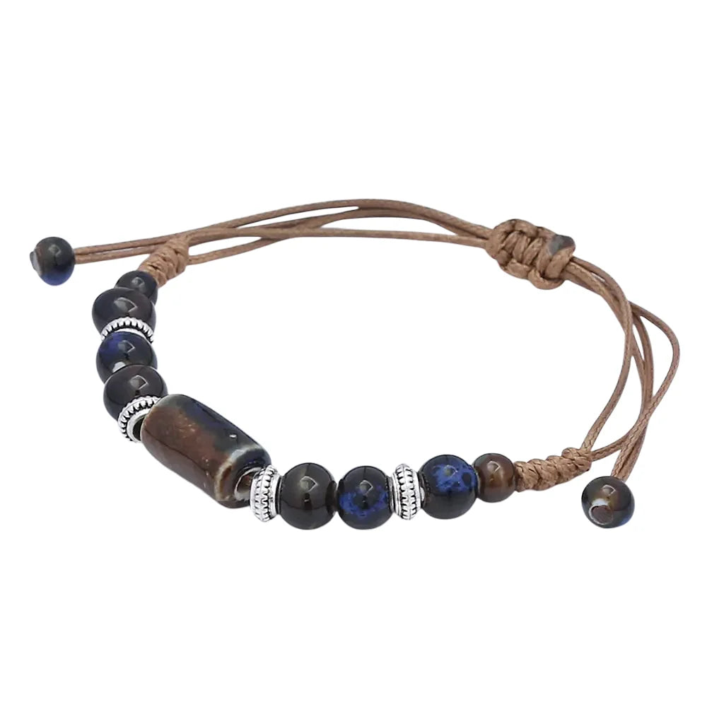 PENDRA Ceramica Vintage Ethnic Handmade Ceramic Bracelet