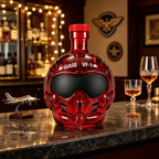 PENDRA Pilot Helmet 350ml Glass Whiskey Decanter