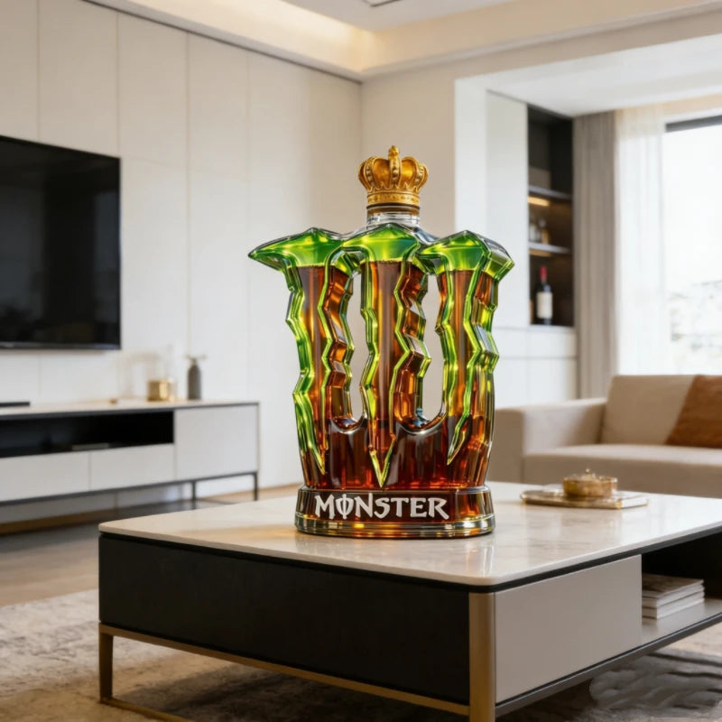 PENDRA Monster Claw Crown-Cap Glass Whiskey Decanter