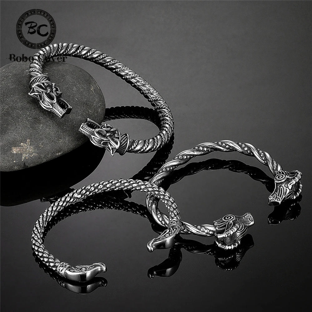 PENDRA Wolf Rune Dragon Bracelet