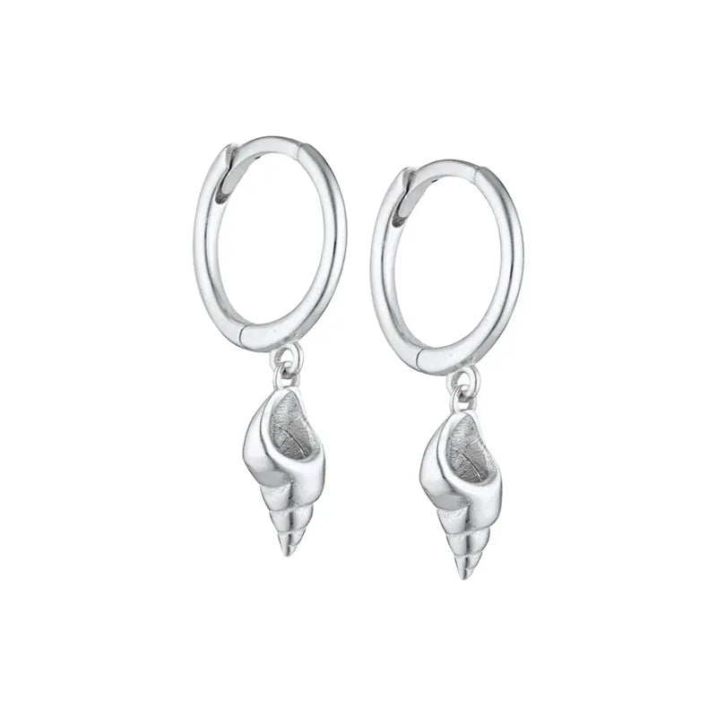 VENTFILLE 925 Sterling Silver  Starfish Hoop Earring for Women New Personality Trendy Starfish Earrings