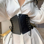 PENDRA Seraaya Lace Gothic Wide Corset Belt