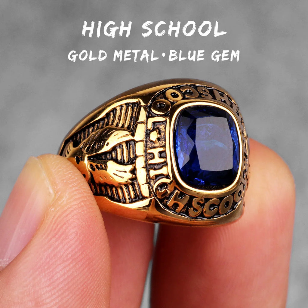PENDRA Rhinestone Steel Ring