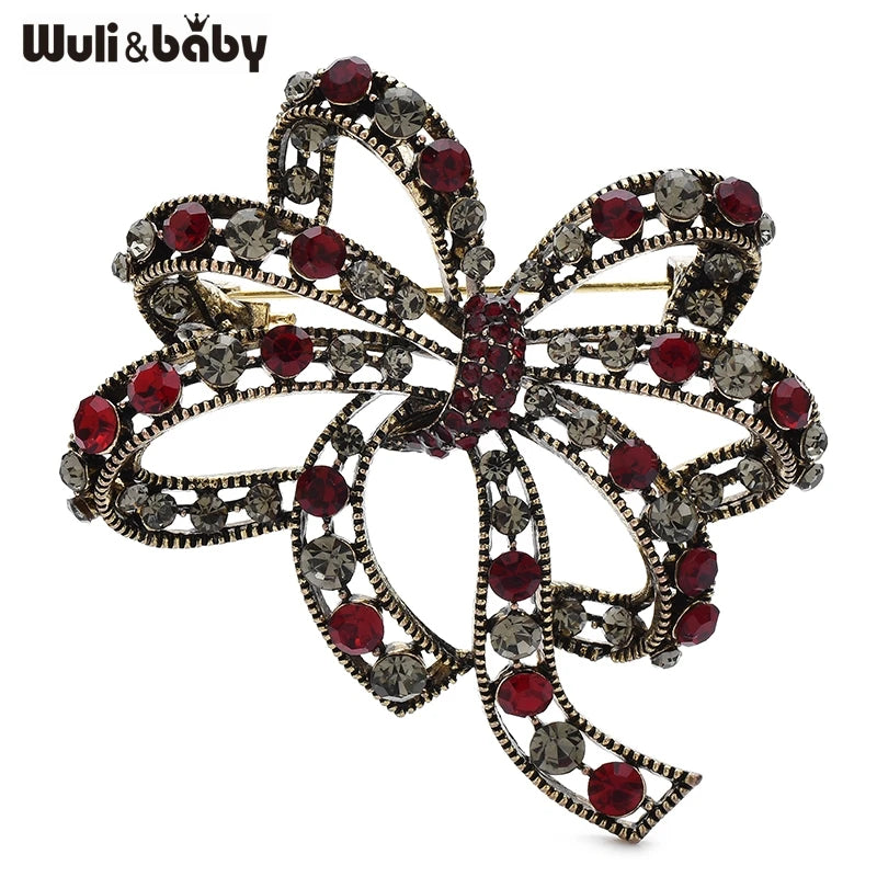 PENDRA Florielle29 Rhinestone Brooch