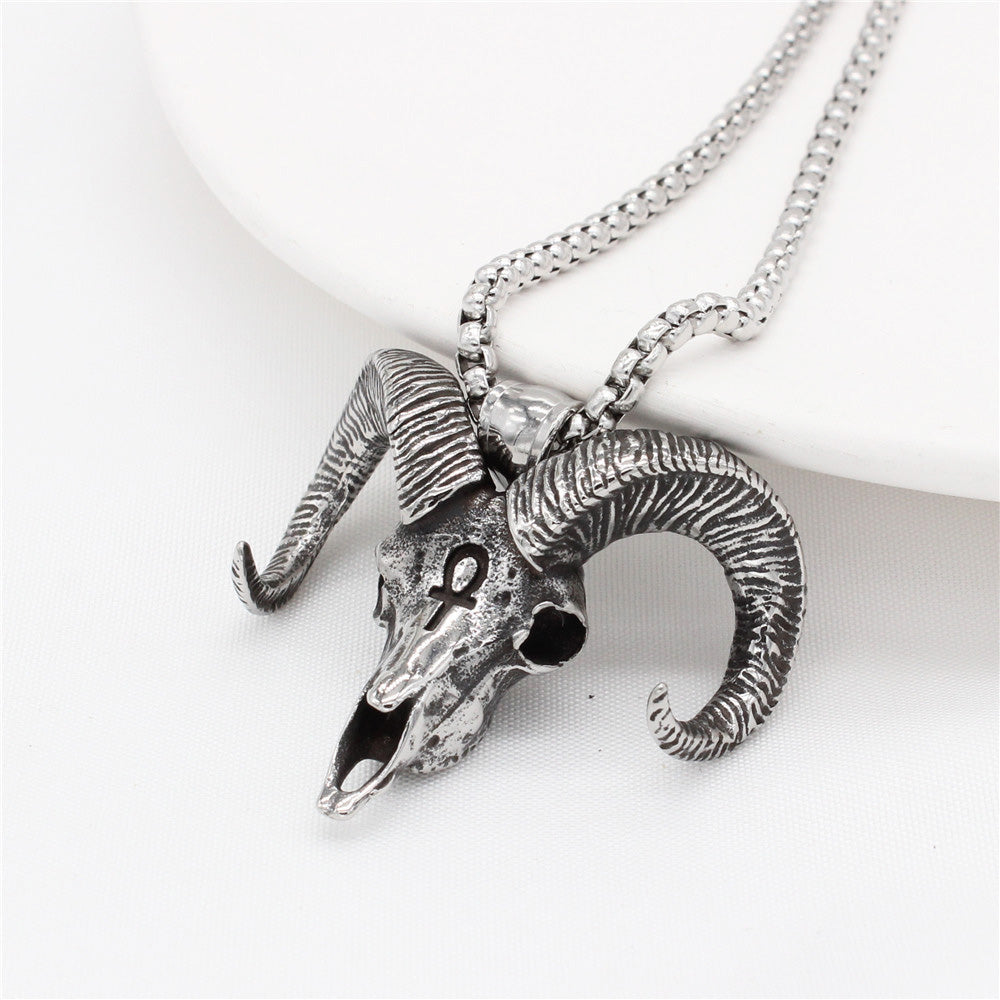 PENDRA Goathead Gothic Goat Head Pendant