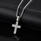 PENDRA Cross Square Pendant Necklace