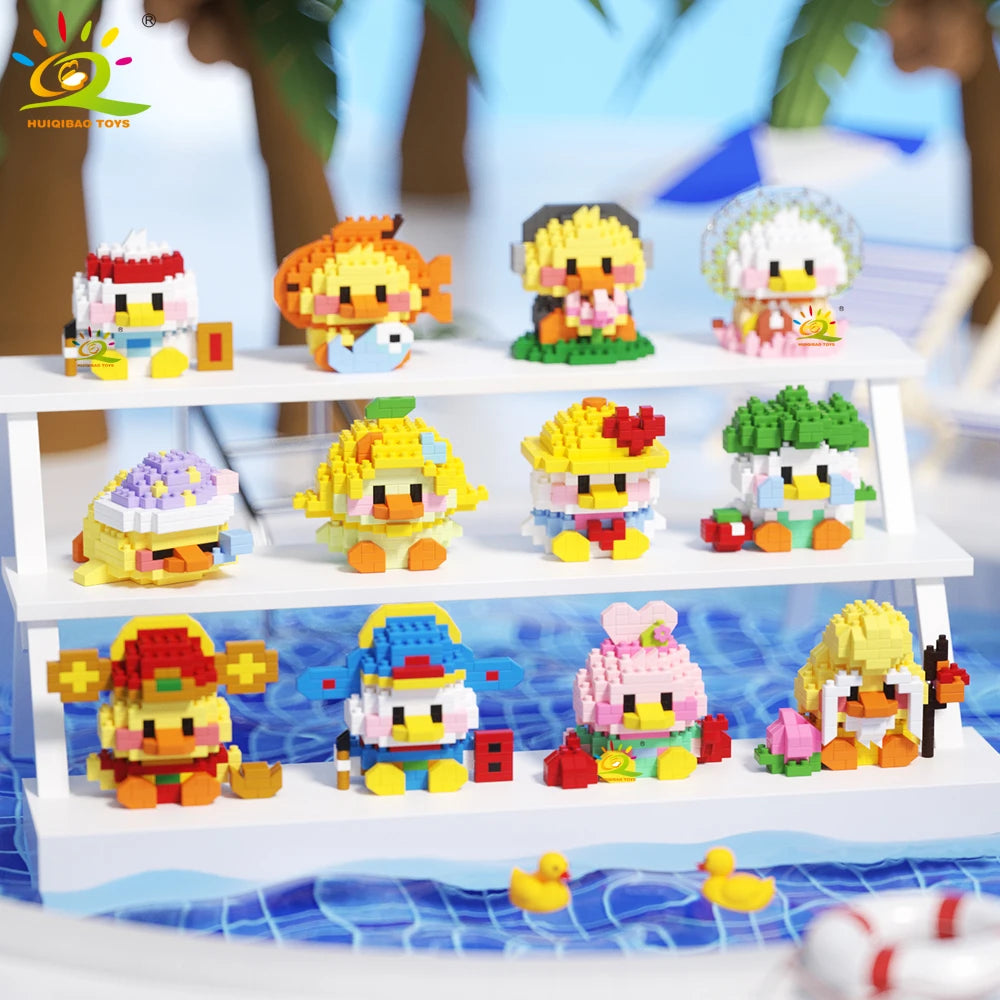PENDRA Cute Duck Micro Building Set