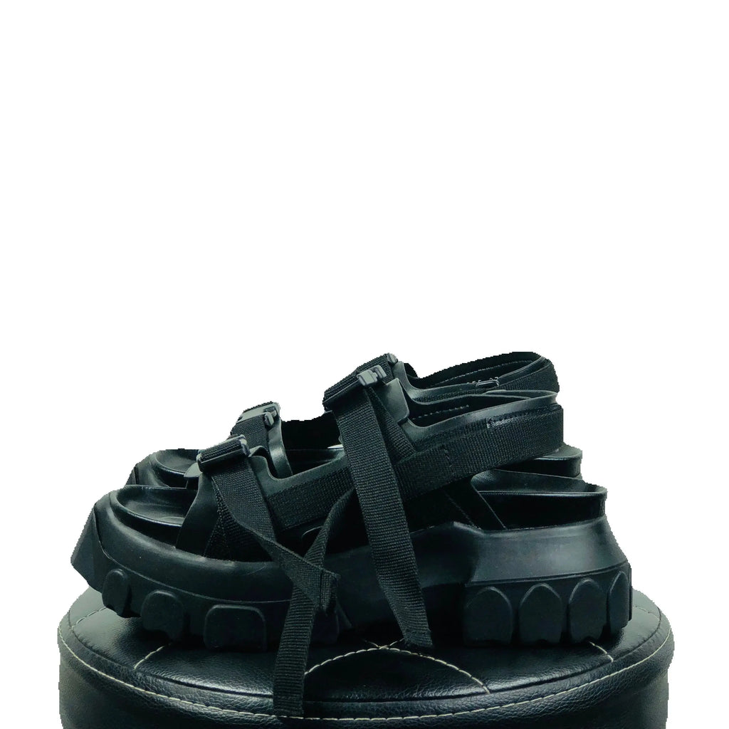 PENDRA Avenelle Men's T-Strap Leather Sandals