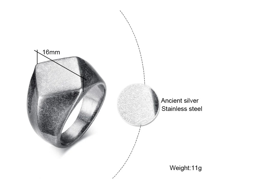 PENDRA Lunlith Signet Ring
