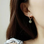 PENDRA Jade Hetian Ear Earrings