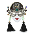 PENDRA Big Vintage Beauty Face Brooch