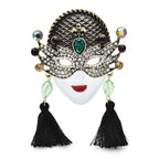 PENDRA Big Vintage Beauty Face Brooch