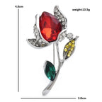 PENDRA Florielle7 Crystal Brooch