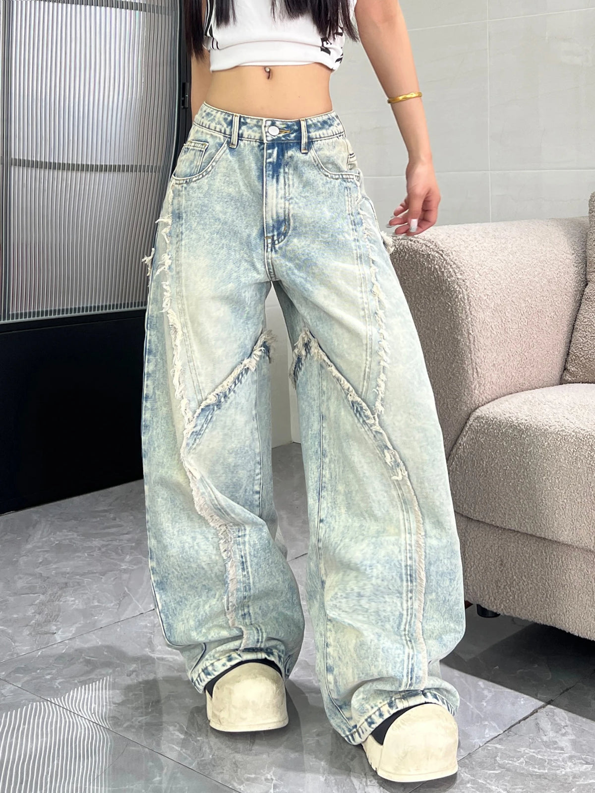 PENDRA American Frayed Edge Jeans