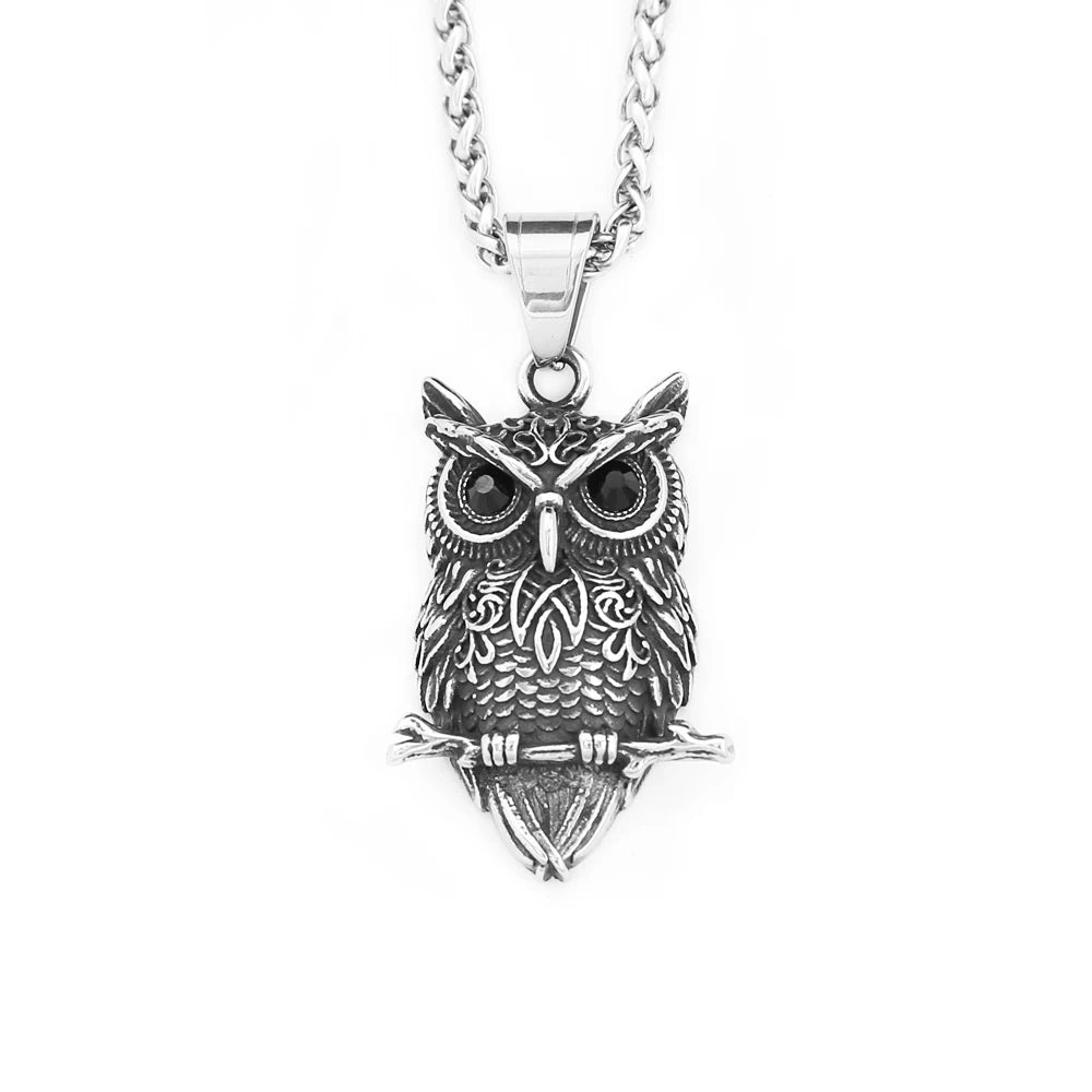 PENDRA Owlcrest Vintage Owl Pendant