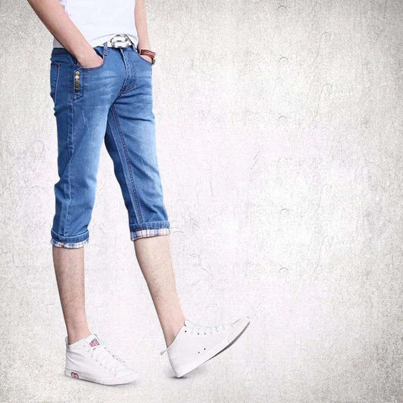 PENDRA Teenagers Cropped Korean Jeans