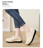 PENDRA Leather Sports Platform Shoes
