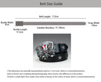PENDRA Jadeine Skull Gothic Belt