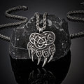 PENDRA Bear Claw Norse Necklace
