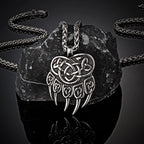 PENDRA Bear Claw Norse Necklace