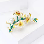 PENDRA Florielle18 Floral Brooch