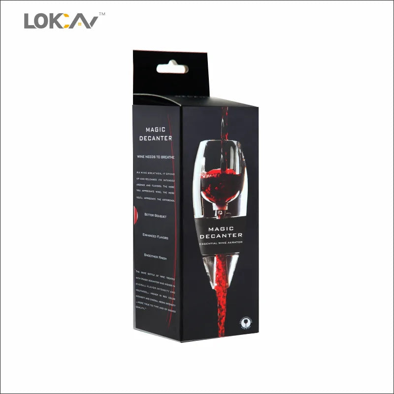 Portable Red Wine Decanter Aerator Bernoulli Air Magic Aerator Red White Wine Whisky Quick Decanter Equipment Bar Accessories