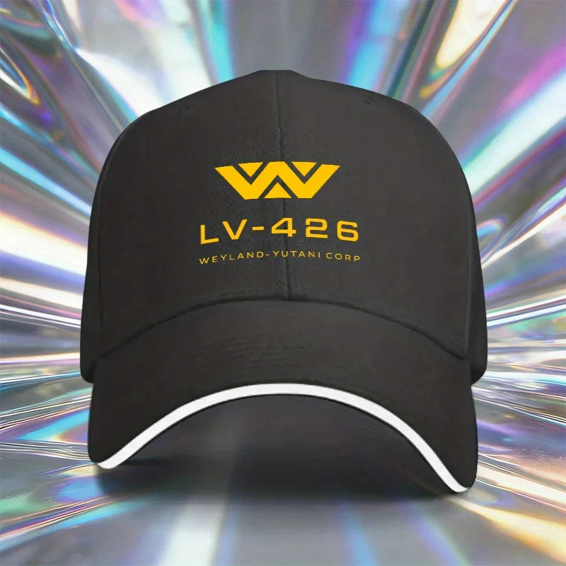 1 LV-426 Sandwich Baseball Cap, Unisex, Simple, Lightweight, Adjustable Outdoor Sun Hat, an Ideal Gift for Parties, Gatherings