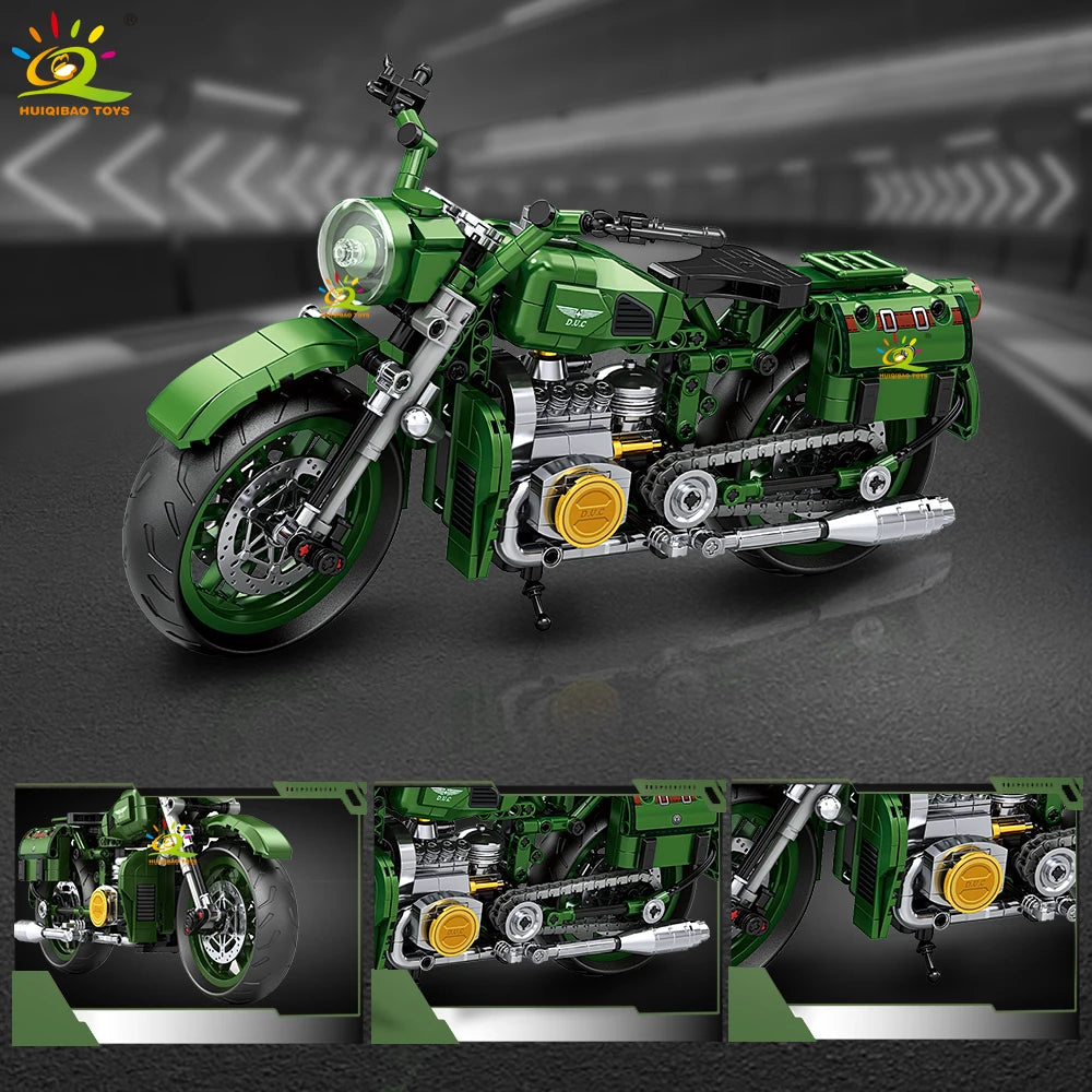 PENDRA Motorbike Moto Racer Building Set