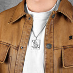 PENDRA Gods Loki Norse Steel Necklace
