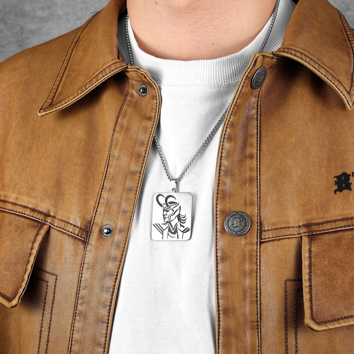 PENDRA Gods Loki Norse Steel Necklace