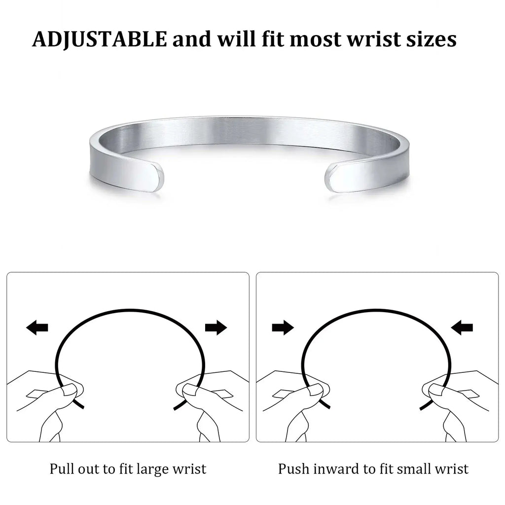 5mm Cuban Chain Bracelet for Men Boys,Waterproof Stainless Steel Cuff Bangle,Simple Minimalist Jewelry Gift