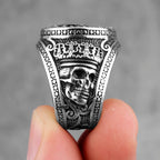 PENDRA Snake Hair Medusa Steel Ring