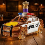 Novelty Police Car Liquor Decanter Crown Stopper Whiskey Dispenser for Bar Collectors