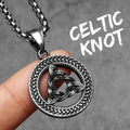 Viking Celtic Knot Odian Men Necklaces Stainless Steel Pendant Chain Women Punk Fashion Jewelry New Accessories Gifts Wholesale
