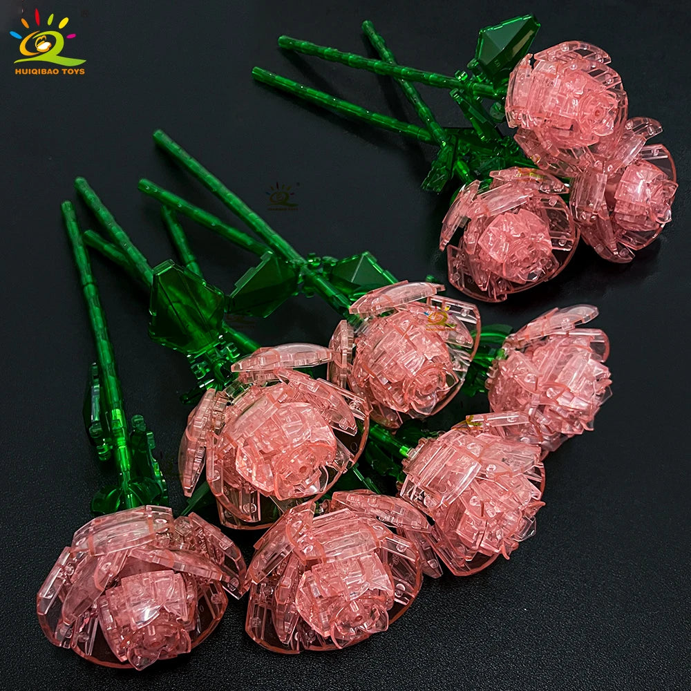 PENDRA Rose Eternal Floral Building Set
