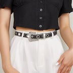 PENDRA Velaessa Metal Black Metal Buckle Luxury Belt