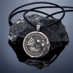 PENDRA Celtic Knot Rune Pendant Necklace